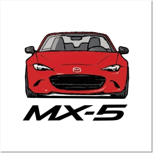 MX-5 ND Red Posters and Art